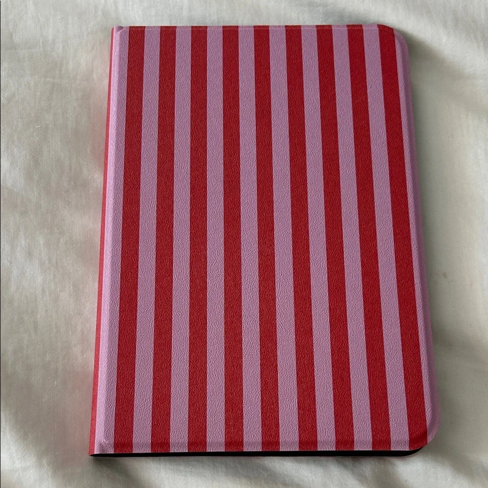 Red and Pink Striped Tablet Case